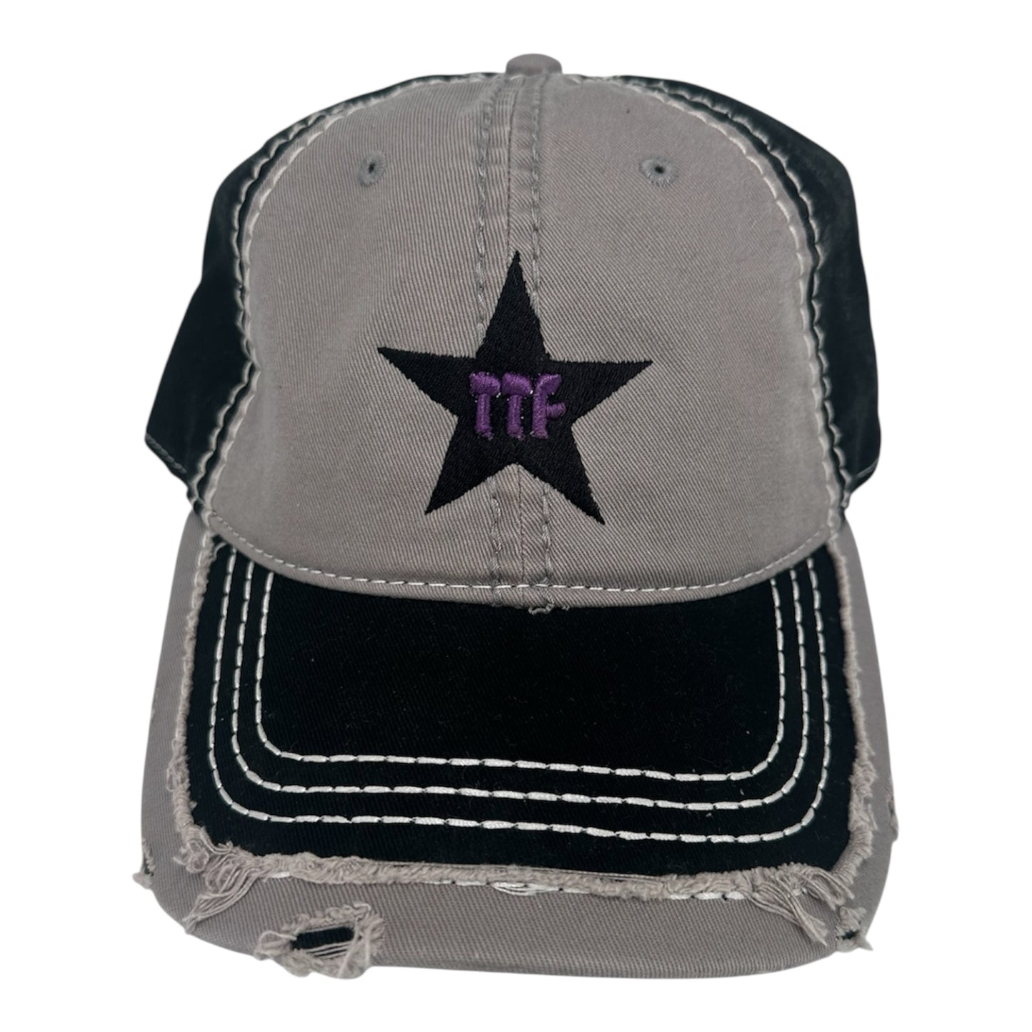 STAR LOGO CAP - GREY