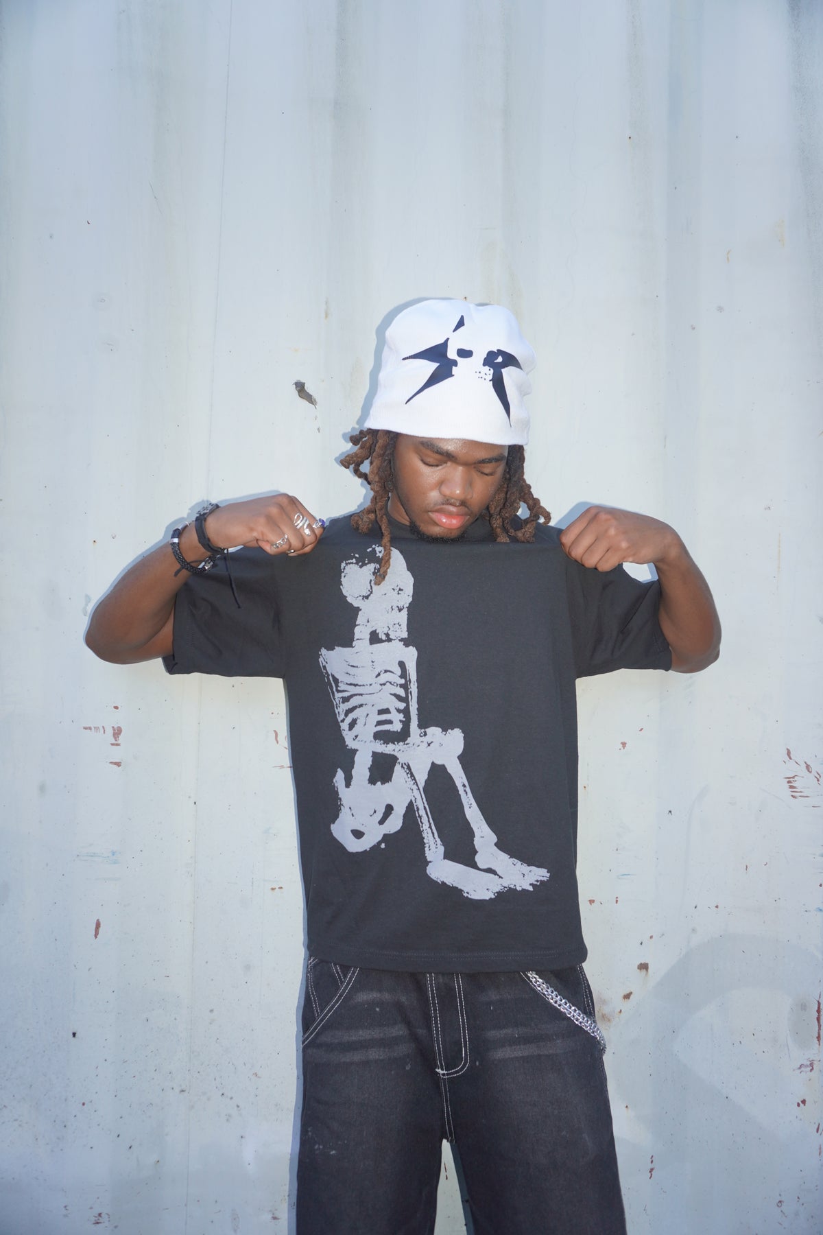 SKELE TEE [BLACK]