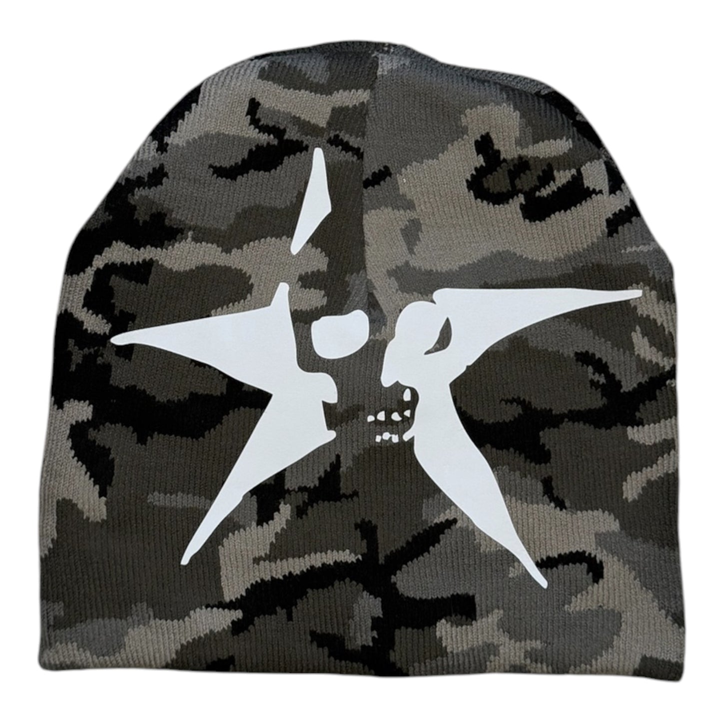 STAR FACE BEANIE [CAMO]